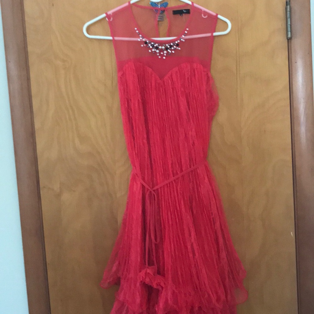 Fuchsia party dress